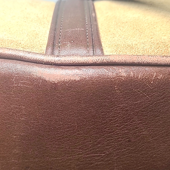 Coach Vintage Suede and Leather Hampton XL Tote/Carryall #H3S-5121 - Picture 10 of 17